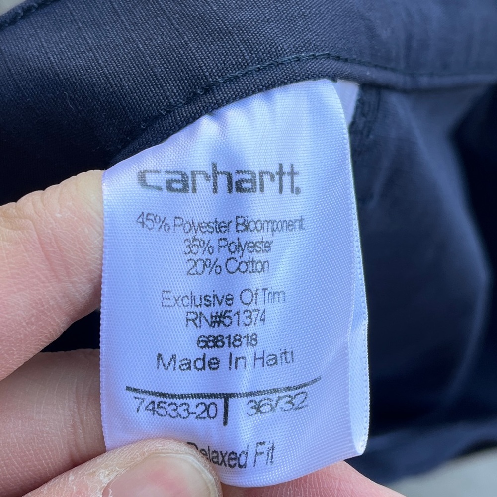 Carhartt Relaxed Fit Flex Men Work Pants - Picture 5 of 5